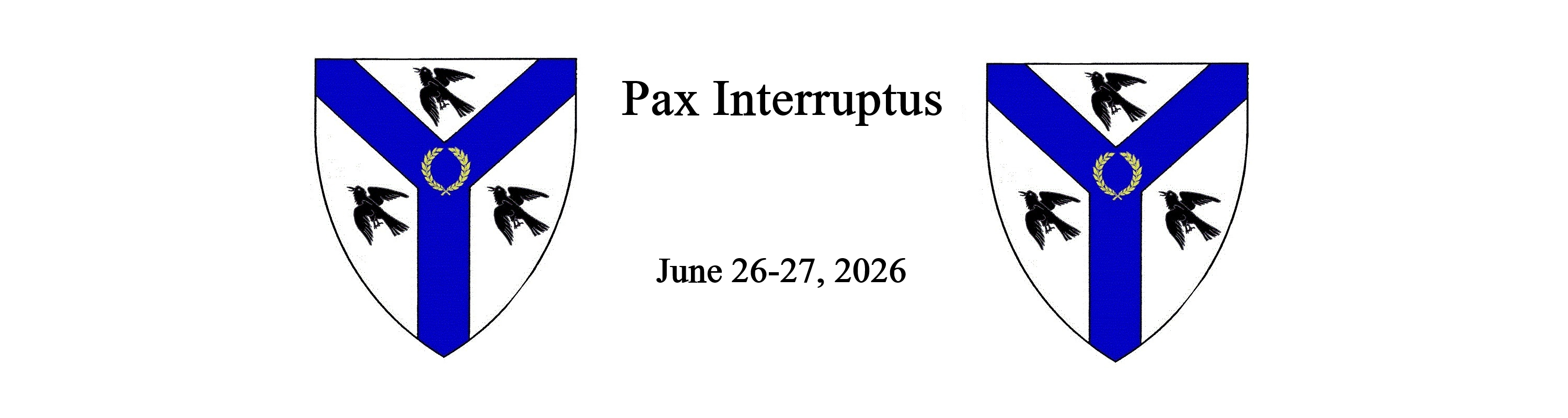 Pax Interruptus 2026, June 26-27, 2026
